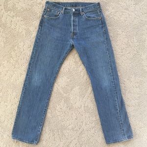 Levi’s 501 Vintage High Rise Button Fly Denim Jean